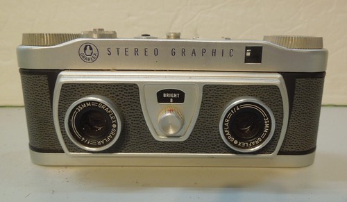 Vintage graflex stereo - stereo, graphic